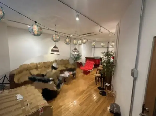 国分寺の事務所仕様店舗物件の内装