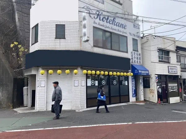 焼鳥・焼きとんの居抜き物件の外観