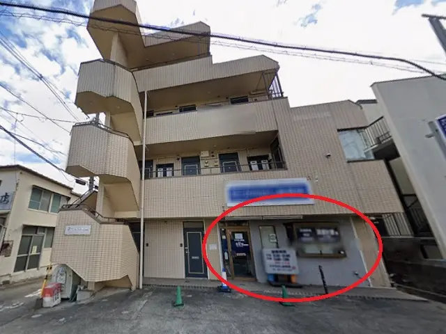 貸店舗(事務所仕様)の外観