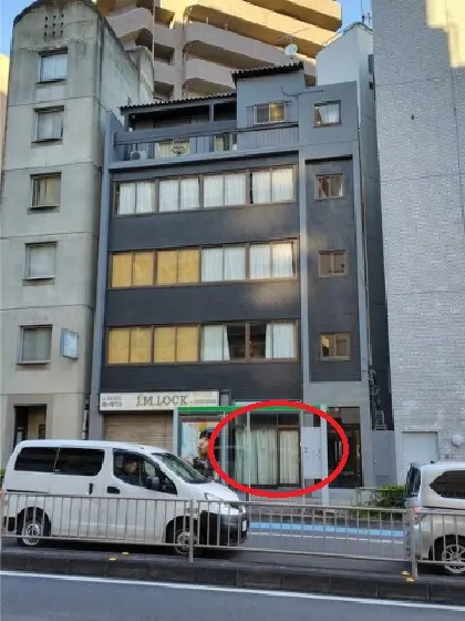 新大塚の事務所仕様店舗物件の外観