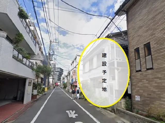 貸店舗(スケルトン)の外観