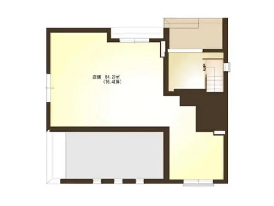 平井のスケルトン物件の平面図