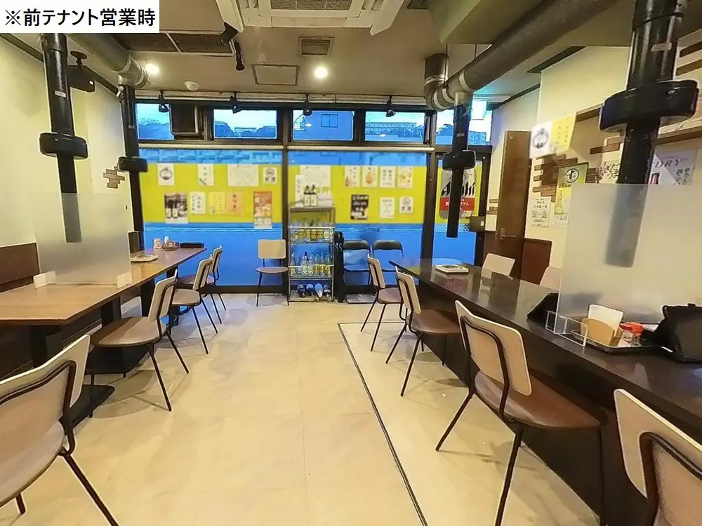 焼肉屋の居抜き物件の内装