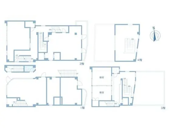 鎌倉の居抜き店舗の平面図