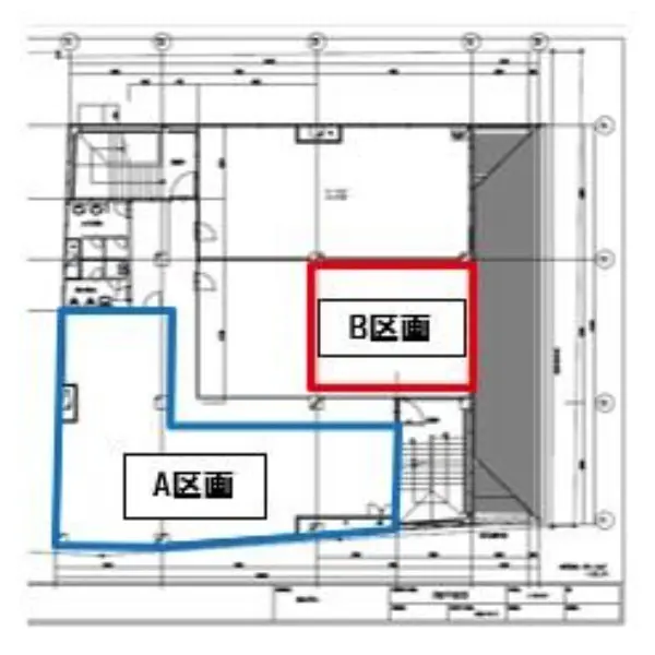 幡ヶ谷のイタリアン居抜きの平面図