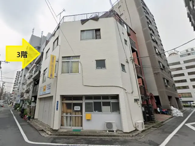 貸店舗(スケルトン)の外観