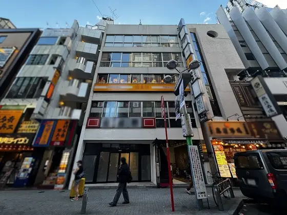 渋谷の美容室・理容室居抜きの外観