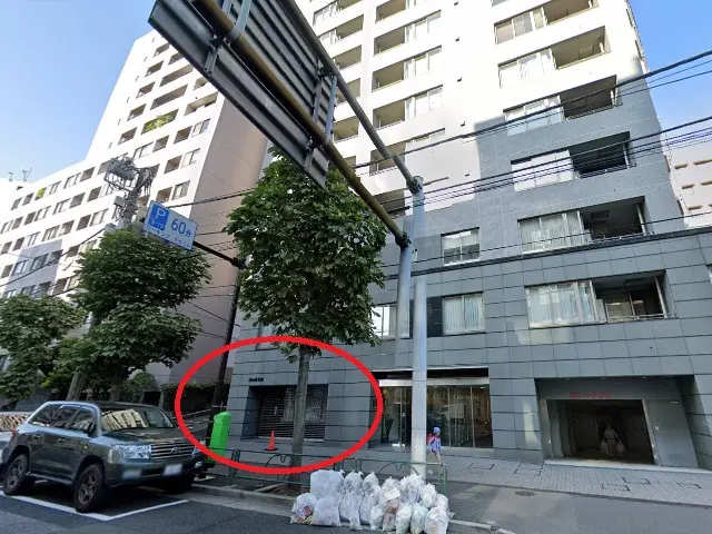 広尾のスケルトン物件の外観