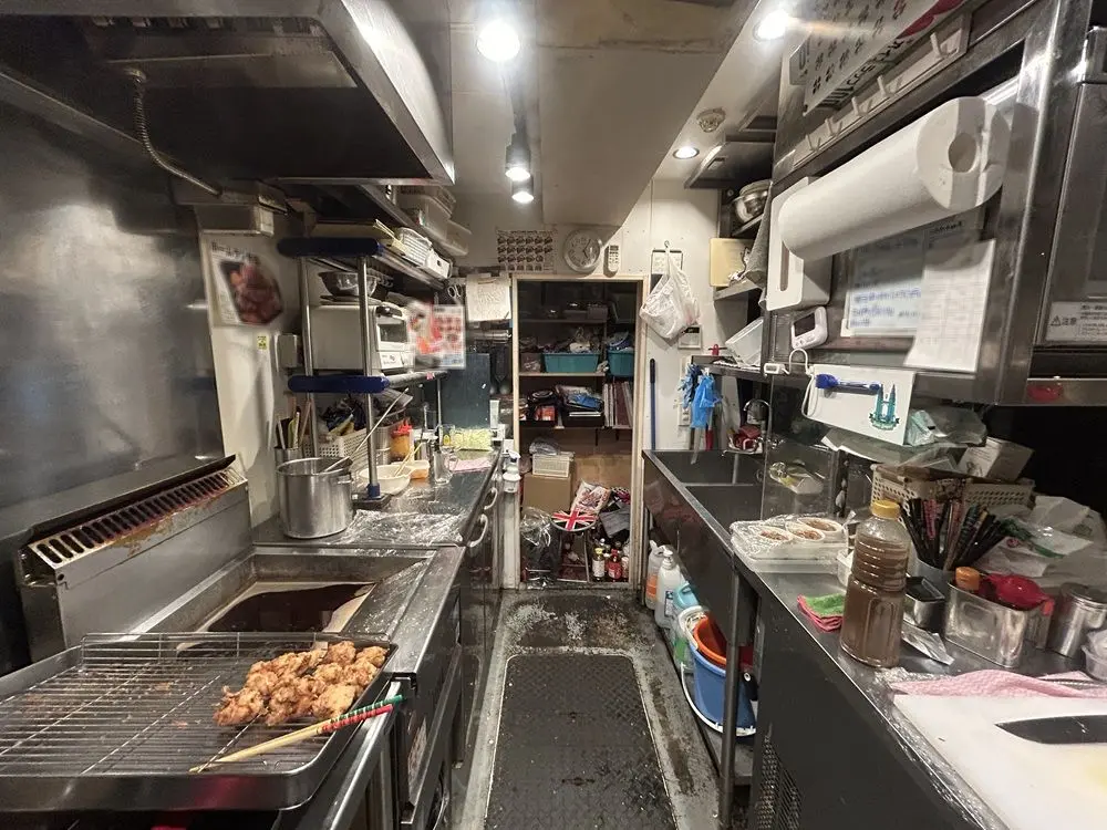市川の居抜き店舗の厨房