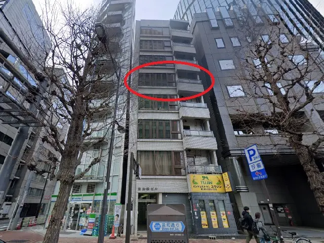 貸店舗(事務所仕様)の外観