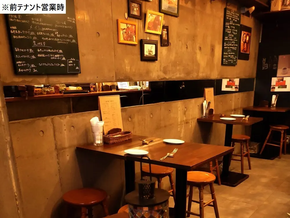 人形町のイタリアン居抜きの内装