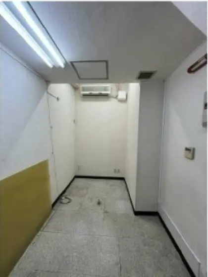 渋谷の事務所仕様店舗物件の内装