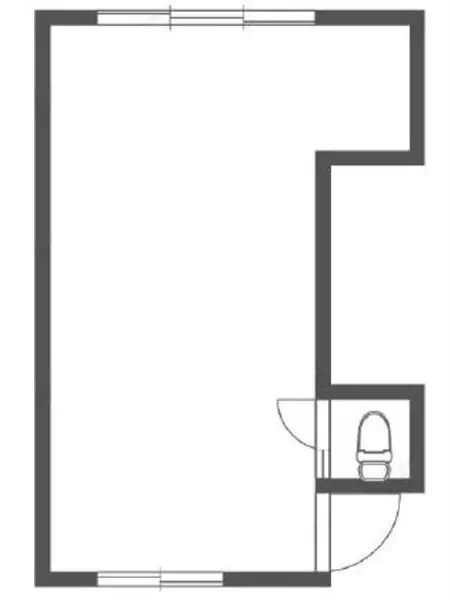 BAR・ショットバーの居抜き物件の平面図