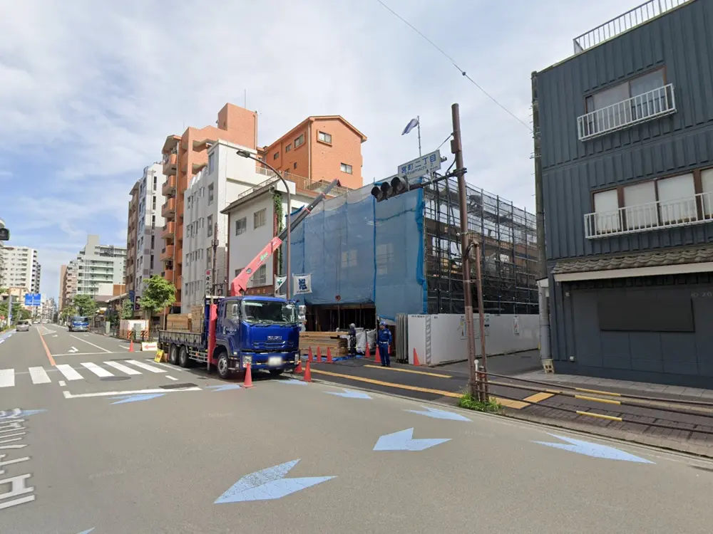 府中のスケルトン物件の外観