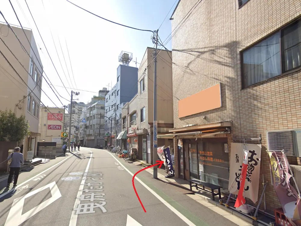 曳舟の居抜き店舗の周辺