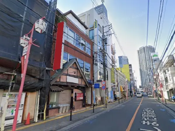 鹿島田のスケルトン店舗物件の外観