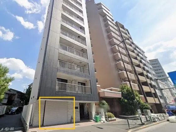 王子神谷のスケルトン店舗物件の外観