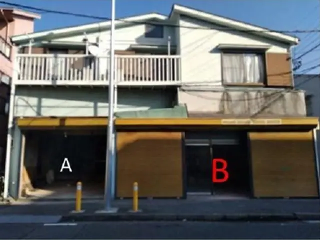 貸店舗(スケルトン)の外観