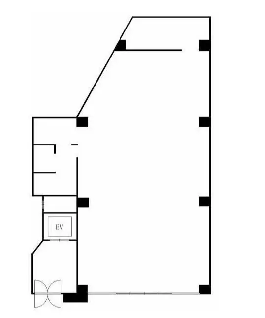小岩のスケルトン物件の平面図