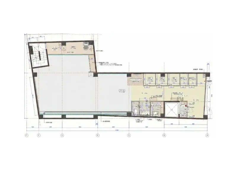 地下鉄成増のエステ居抜きの平面図