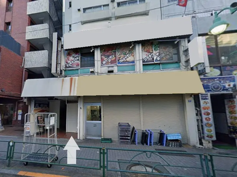 貸店舗(スケルトン)の外観