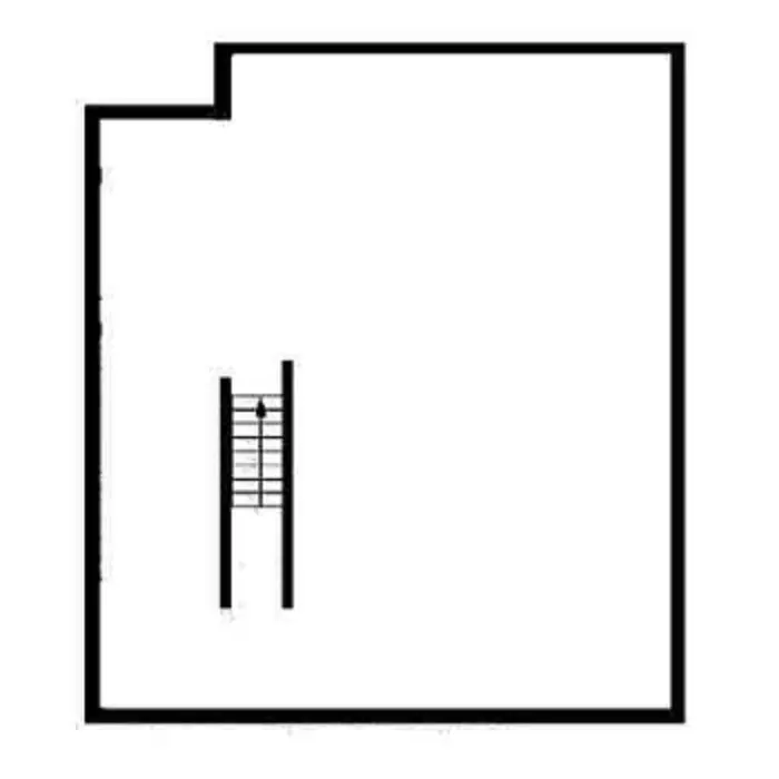 貸店舗(スケルトン)の平面図