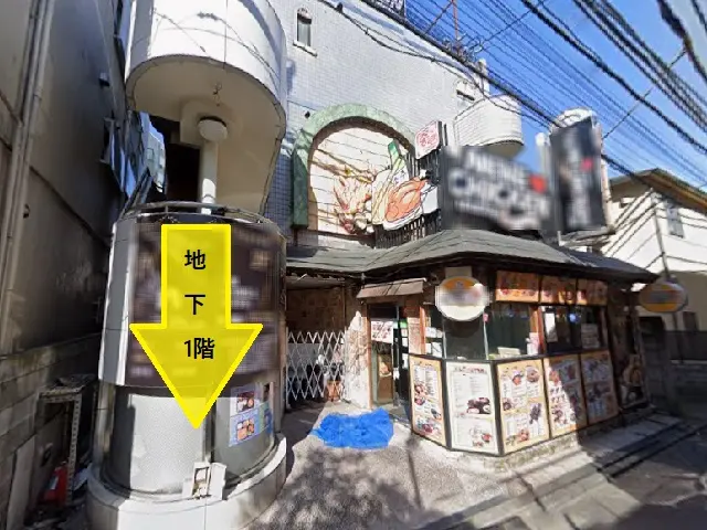 貸店舗(スケルトン)の外観