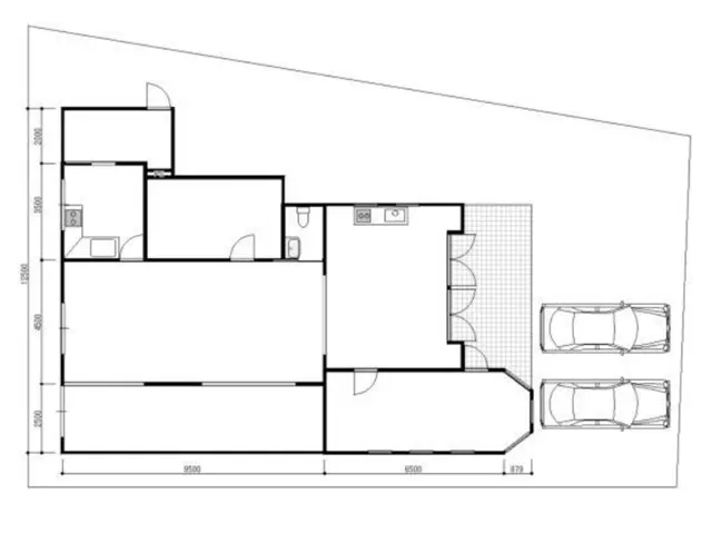 茅ケ崎のカフェ・喫茶店居抜きの平面図