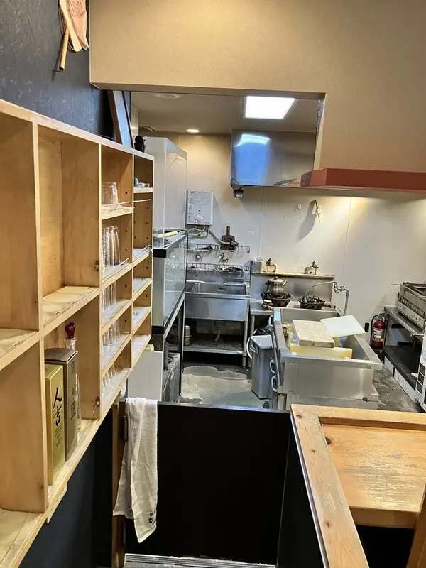 牛込神楽坂の居抜き店舗の厨房
