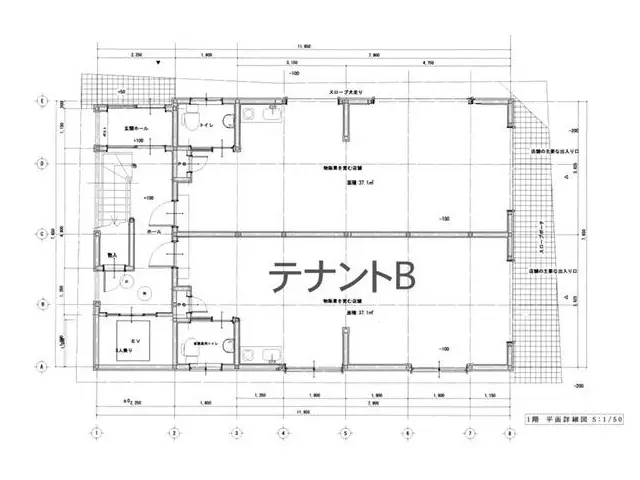 豪徳寺のスケルトン物件の平面図