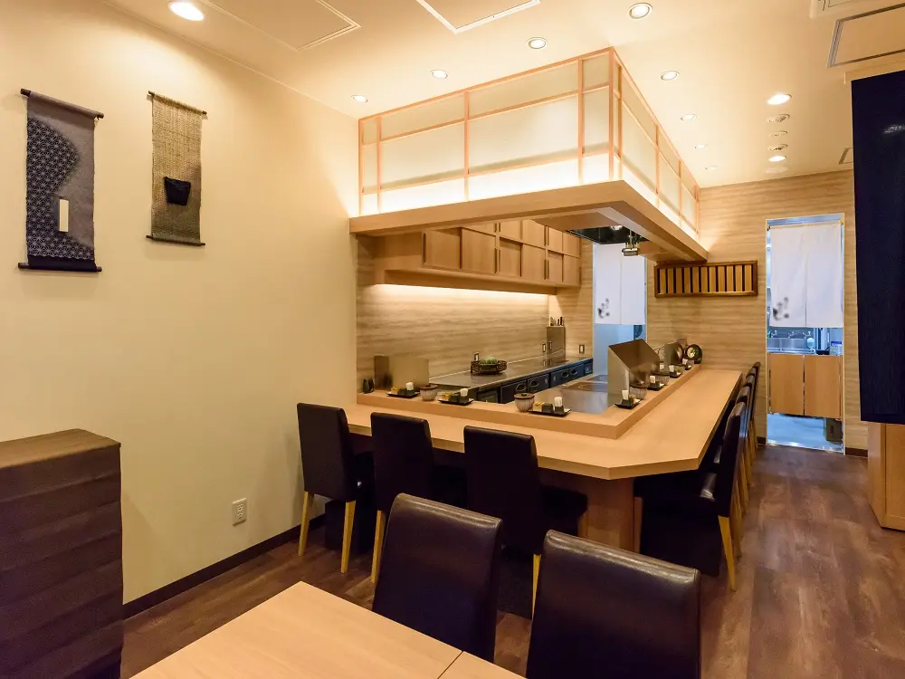 八丁堀の居抜き店舗の内装