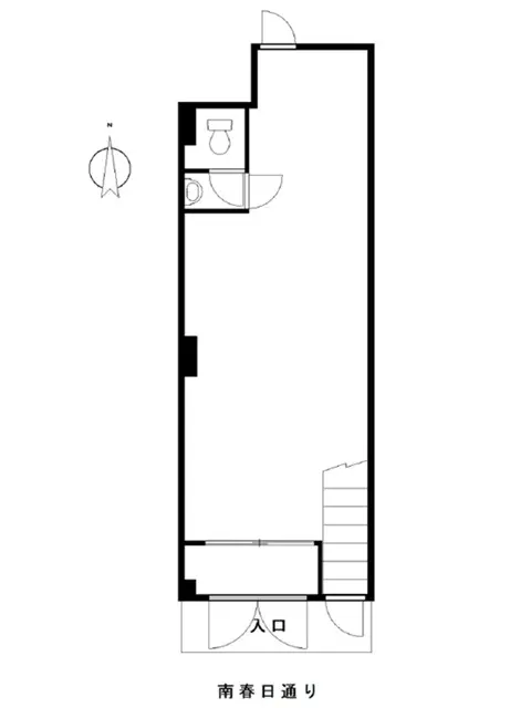 錦糸町の居酒屋居抜きの平面図