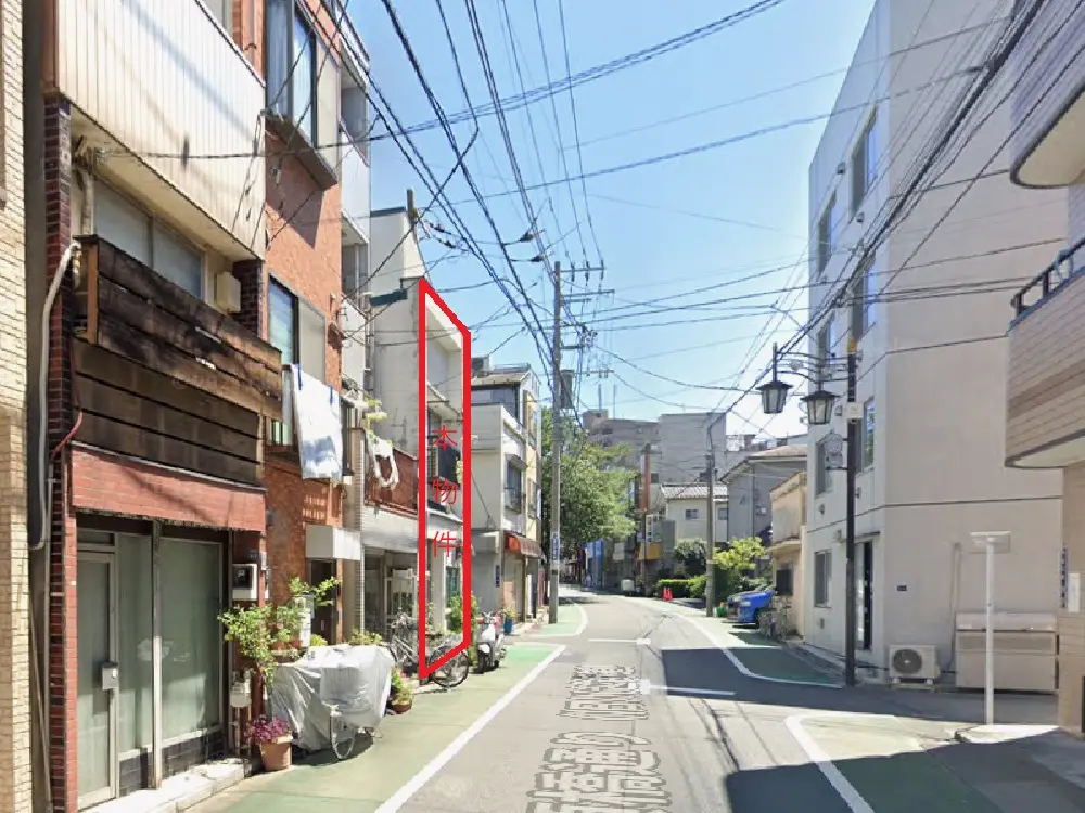 貸店舗(事務所仕様)の外観