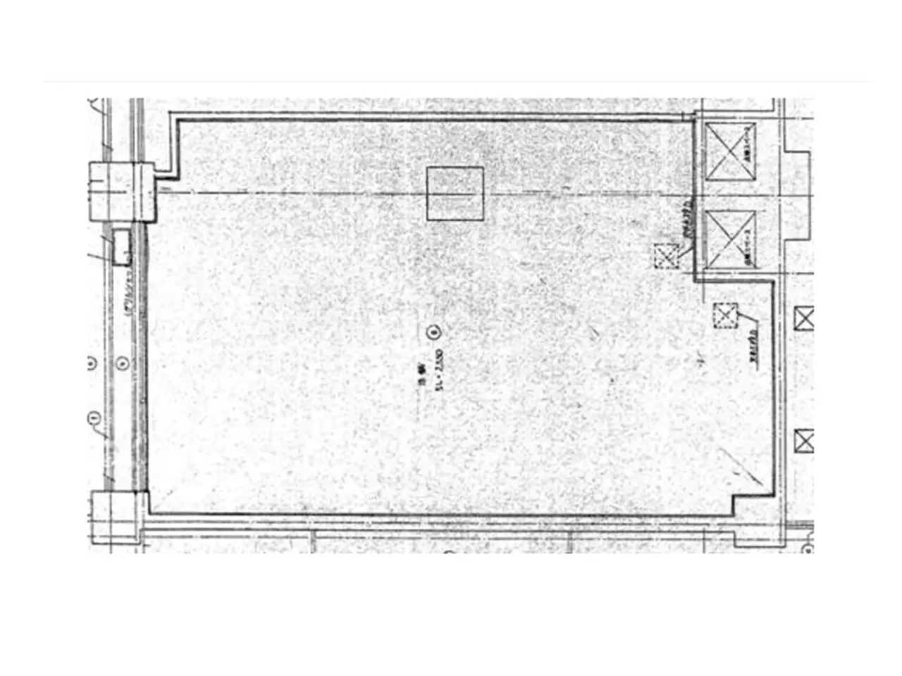 志木のスケルトン物件の平面図