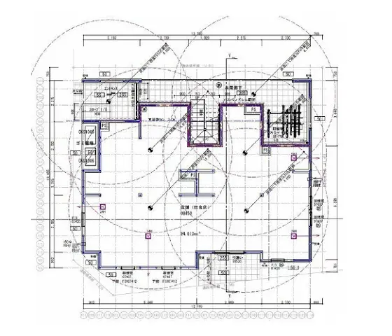 貸店舗(スケルトン)の平面図