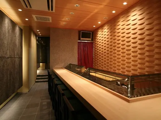 寿司の居抜き物件のカウンター