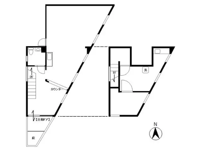 整体・マッサージの居抜き物件の平面図