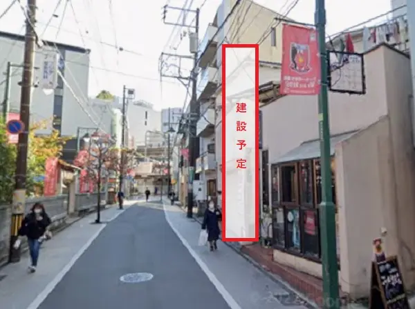 浦和のスケルトン店舗物件の外観