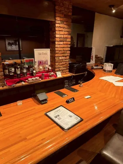 大島の居抜き店舗の内装