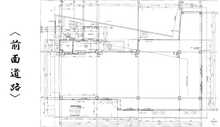 稲毛の居抜き店舗の平面図