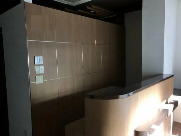 大口の居抜き店舗の内装