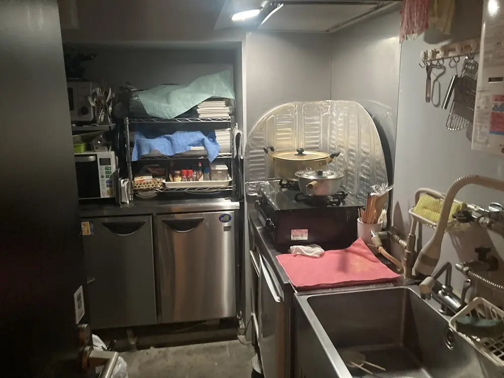 東神奈川の居抜き店舗の厨房