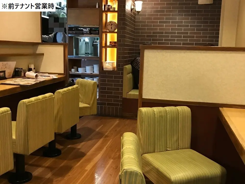 中華料理の居抜き物件の内装