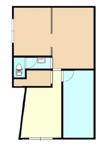 貸店舗(事務所仕様)の平面図