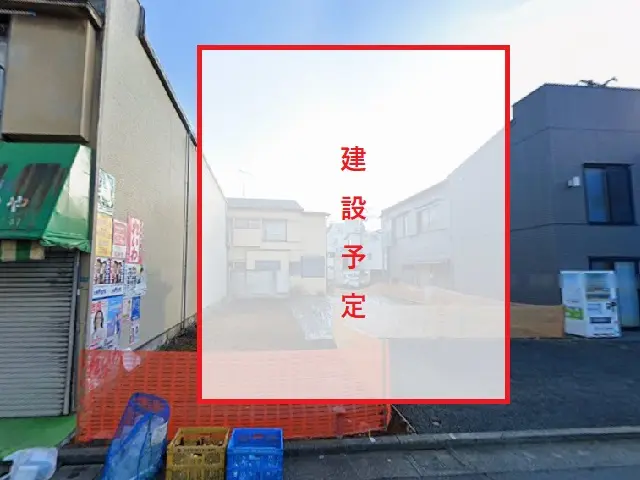 沼袋のスケルトン物件の外観