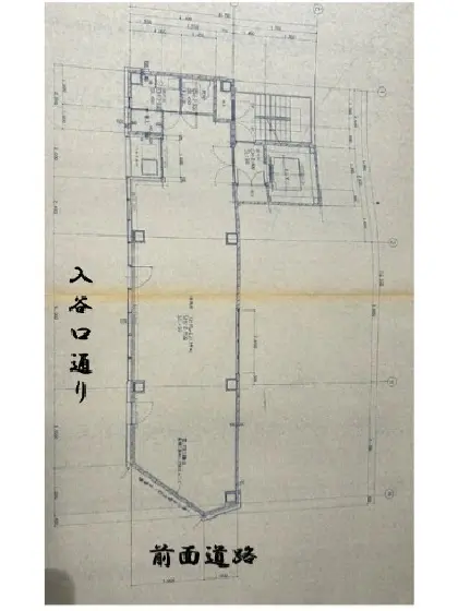 貸店舗(事務所仕様)の平面図