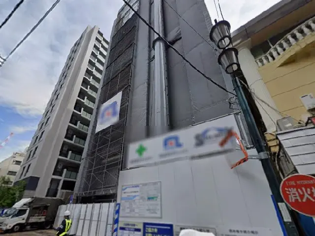 府中のスケルトン店舗物件の外観