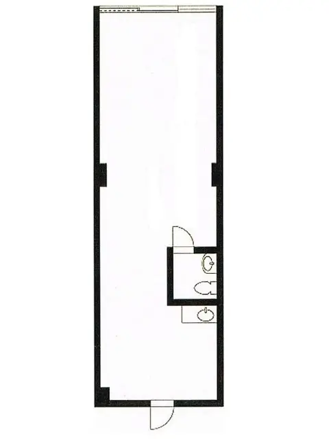 石川台の事務所仕様物件の平面図