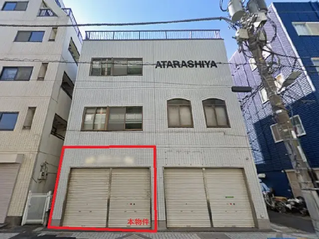 船堀の事務所仕様店舗物件の外観