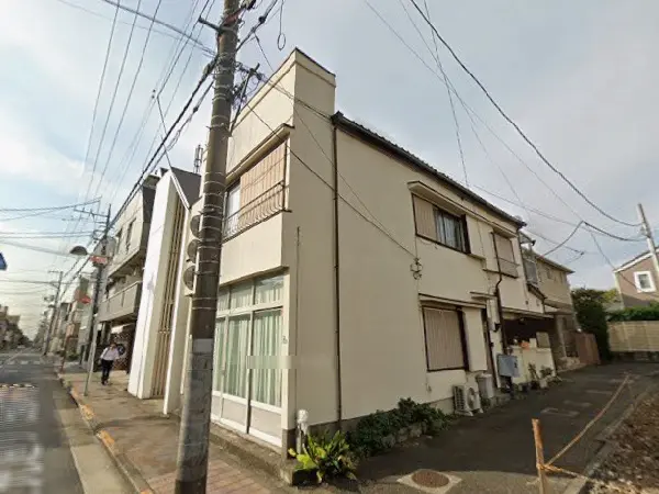 多摩川の事務所仕様店舗物件の外観